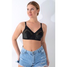 Sistina Muratech Siyah  Toparlayıcı Sütyen - 502 - Beden 90