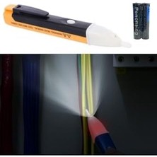 Daisy Home Elektrik Kaçak Dijital Kontrol Kalemi Cihazı -Dedektörlü Temassız Işıklı Kablo Voltaj Test (5122)