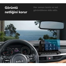Daisy Home Kia Cerato 8 Inç Multimedya ile Uyumlu Ekran Koruyucu Şeffaf Parlak & Çizilmez