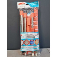 PremiumPort Yumuşak Temizlik Seti, Pembe Çalışma Seti, Pratik Mop ve Saksı Kombini