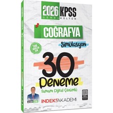Indeks Akademi 2026 Kpss Coğrafya Simülasyon 30 Deneme Çözümlü - Alican Demir Indeks Akademi Yayıncılık