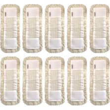 PremiumPort Nemli Mop Seti, 40 Cm, 10 Adet, Temizlik Için Pratik ve Dayanıklı