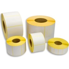 Cekar Store 80X25 mm Termal Etiket, Barkod/adres/kargo Termal Etiketleri, Zebra ve Diğer Yazıcılarla Uyumlu