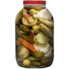Cekar Store 2 Litre Cam Turşu ve Bakliyat Saklama Kavanozu