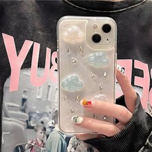 Daisy Home 13-14 ve 15 ile Uyumlu Epoksi Bulut Oyuncak Tasarımlı Esnek Silikon Kılıfı