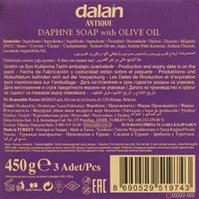 Daisy Home Dalan Antik Zeytinyağlı Sabun Lavanta 1 Paket (1 x 450 G)