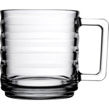 Daisy Home Paşabahçe Brıcks Fincan/kupa 320 cc T Damla Logo (K) 2 Ofset Pencereli Kutu 24 Paşabahçe Paşabahce