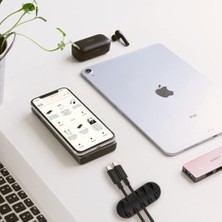 Daisy Home 3 Adet Kablo Tutucu Seti – Her Biri 5 Kablo Kapasiteli | Yapışkanlı Kablo Klipsi, Masa Üstü Kablo Düzenleyici, Ofis & Ev Için Kablo Yönetimi | Siyah Renk