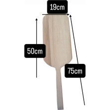 Balkar Ticaret Ahşap Fırın Küreği 19X50X75 – Dayanıklı ve Hafif