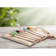 Orivra 3 Lü Paket Doğal Bambu Diş Fırçası