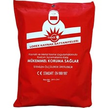 Daisy Home LR-2020WB 200CM x 200CM Kaynak Battaniyesi - Kaynakçı Örtüsü - Kaynakçı Battaniyesi