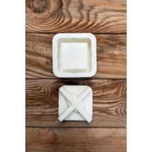 Daisy Home Küp Paket Kapaklı Silikon Kap Kalıbı