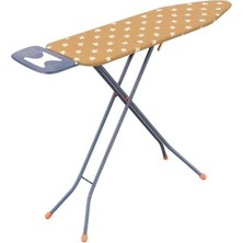 Daisy Home Greenline Ütü Masası Kılıfı, Keçeli Yanmaz, Pamuklu, Kahverengi, Yıldız Desenli, 145X56 Cm, Battal Boy Xxl