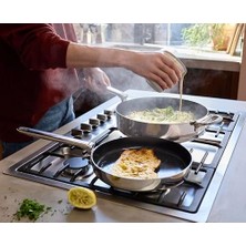 Daisy Home Joseph Joseph Space 3 Katmalı Paslanmaz Çelik Seramik Kaplama 24 cm Kızartma Tavası