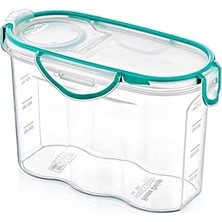 Daisy Home Buffer® Kilitli Kapaklı Contalı Hava,su Sıvı Geçirmez 1,2 Litre Erzak Saklama KABI-SA580