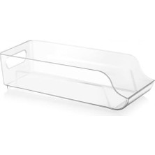 Daisy Home Deconox Kırılmaz Buzdolabı Için Şeffaf ve Şık Akrilik Içecek Düzenleyici ile Mutfak ve Buzdolabınızı Organize Edin, Şeffaf Buzdolabı Organizeri