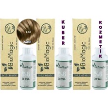Biomagic 9.00 Sarı Organik Içerikli Amonyaksız Kalıcı Saç Boyası 3 Boya +3 Oksidan