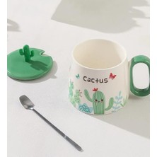Daisy Home Kaktüs Temalı Seramik Kupa