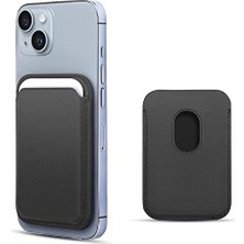 Daisy Home 13 Için Kılıf Wallet Magsafe Siyah [ 13 ile Uyumlu Kılıf - Siyah]