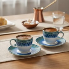 Daisy Home Rustik Kahve Yanı Ikram Bardağı 2 Adet | Şeffaf Akrilik Kristal Desenli | Çiftlere Özel Şık Sunum ve Likör Bardağı