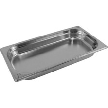 Daisy Home Paslanmaz Çelik Gastronom/gastronorm Küvet Gn 1/3-40 (32,5 x 17,6 x 4 Cm)