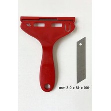 Cekar Store Vıvaluxe 1 Adet Yedek Bıçaklı, Leke Macun Silikon Derz Yapışkan Boya, Araba Camı, Sıva Kireç, Etiket Kazıma Bıçağı, Çok Amaçlı Kazıma Aleti