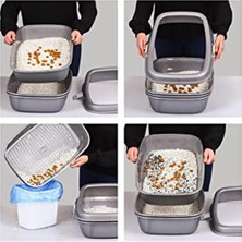 Cekar Store -Elekli Büyük Kedi Tuvaleti - Kürek Hediyeli