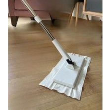 Cekar Store Döner Başlıklı Temizlik Paspası, Hijyenik Temassız Kullanım,ıslak Mendil Uyumlu,tüm Bezlerle Uyumlu Akıllı Mop (Tembel Mop)