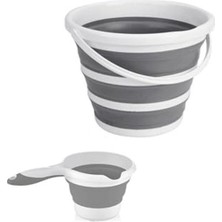 Cekar Store Katlanabilir Akordiyon 2li Kova ve Maşrapa Set