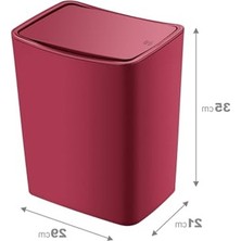 Cekar Store Smartware Touch Çöp Kovası 20 Lt Antrasit