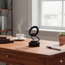 Cekar Store Metal Katlanabilir 360 Derece Dönebilir Vakumlu Manyetik Araç ve Masaüstü Telefon Tutucu