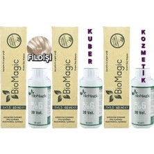 Biomagic 11.00 Fildişi Organik Içerikli Amonyaksız Kalıcı Saç Boyası  3 Boya+3 Oksidan