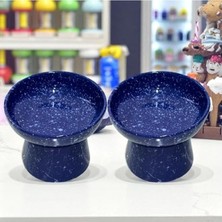 Cekar Store Aee® Eğimli Yüksek Seramik Mama ve Su Kabı – Ergonomik Kedi Köpek Mama Kabı | Sağlıklı, Dayanıklı, Kolay Temizlenebilir | Boyun ve Omurga Dostu