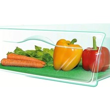 Daisy Home Buzdolabı Sebzelik Çekmece Mati, Nem Önleyici, Yeşil, Kesilebilir 4 Lü Set