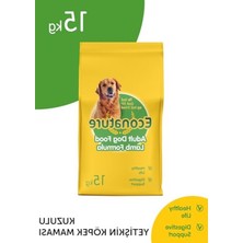 Cekar Store Sarı Ambalaj Kuzulu Yetişkin Köpek Maması 15KG