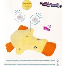 Cekar Store Ördek Köpek Oyuncağı Çekiştirmeli Vikvikli ve Hışırdayan Peluş Oyuncak