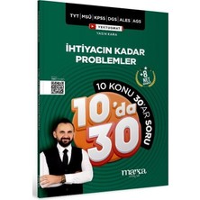 Anla Kazan Yayınları Marka Kpss Meb-Ags Yks Tyt Msü Dgs Ales Ihtiyacın Kadar Problemler Kampı 10 Da 30 Soru Bankası Çözümlü - Yasin Kara Marka Yayınları