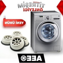 Cekar Store Aee® Çamaşır Makinesi Gürültü Engelleyici Kaymaz Titreşim Önleyici Kauçuk Ayak Pedleri Stoper 4 Adet Çamaşır Makinesi Ayağı