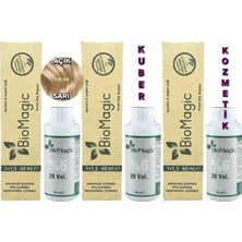 Biomagic 10.00 Açık Sarı Organik Içerikli Amonyaksız Kalıcı Saç Boyası 3 Boya+3 Oksidan