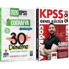 Anla Kazan Yayınları Yargı + Indeks 2026 Kpss Coğrafya Soru Bankası + 30 Deneme 2 Li Set - Engin Eraydın, Alican Demir Yargı + Indeks Akademi Yayınları