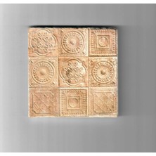 PremiumPort Doğal Taş Dekoratif Banyo Gider Kapağı 10X10 Cm, Şık ve Kullanışlı