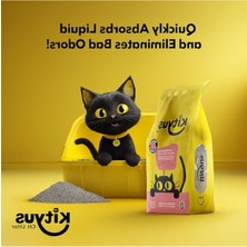 Cekar Store Ince Taneli Tozsuz, Topaklanan Bebek Pudralı Bentonit Kedi Kumu 10LT