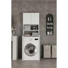 Gani Home Vera-2 Kapaklı Çamaşır Makinesi Dolabı