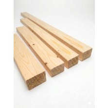 7X7X75 cm Planyalı Pahlı Ladin Ahşap Hobi Çıtası