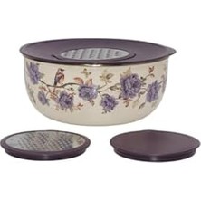 Daisy Home Pr Home Fiorella 5 Parça Rendeli Karıştırma Kabı/saklama Kabı