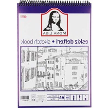 Cekar Store Monalisa Eskiz Defteri A4 120 G 50 Yp Telli