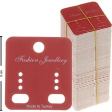 Zero Land Muratech Klıpsli 3 Delikli Küpe Kartı-Kahverengi