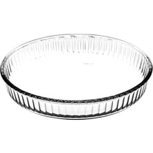 Cekar Store Paşabahçe Borcam Yuvarlak Tepsi 2950 cc