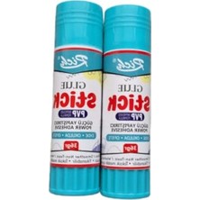 Cekar Store ® Glue Stick, Pvp Geliştirilmiş Formül, Güçlü Yapıştırıcı, Yıkanabilir, Toksik Madde Içermez, 36GR, 2'li Paket