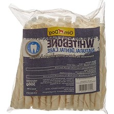 Cekar Store Mordimi Köpekler Için Burgu Çubuk Kemik, Ağız Sağlığı, Beyaz, 50'li, 300 gr